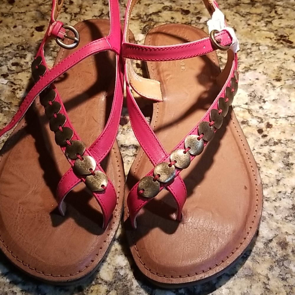 Red Sandals